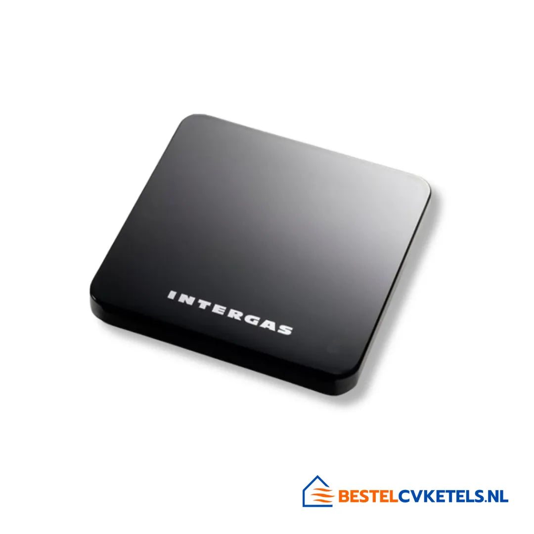 Intergas Comfort Touch thermostaat zwart 030034 voor stijlvolle en intuïtieve cv-regeling in woningen